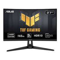 ASUS VG27WQ1B 27&quot; 2K WQHD (2560 x 1440) 165Hz Curved Screen Gaming Monitor