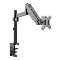 Inland LDT16-C012 Gas Spring Monitor Desk Mount for Monitors 17&quot;-32&quot;