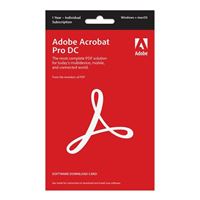 Adobe Acrobat Pro DC - 1 Year Subscription