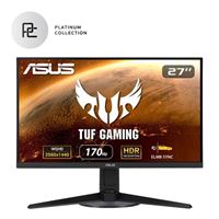 ASUS VG27AQL1A 27&quote; 2K QHD (2560 x 1440) 170Hz Gaming Monitor Platinum Collection; FreeSync / G-Sync Compatible; HDR; HDMI DisplayPort; Blue Light Filter; Flicker-Free