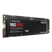 Samsung 980 Pro SSD 500GB M.2 NVMe Interface PCIe Gen 4x4 Internal Solid State Drive with V-NAND 3 bit MLC Technology (MZ-V8P500B)