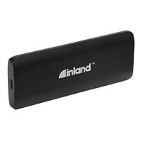 Inland Professional 256GB SSD 3D NAND USB 3.1 Gen 2 Type C External Solid State...