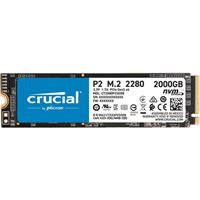Crucial P2 2TB M.2 NVMe Interface PCIe 3.0 x4 Internal Solid State Drive with 3D QLC NAND, up to 2400MB/s (CT2000P2SSD8)