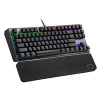 Cooler Master CK530 V2 Tenkeyless Gaming Mechanical Keyboard Blue Switch with RGB Backlighting, On-The-Fly Controls, and Aluminum Top Plat