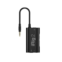 IK Multimedia iRig 2 Guitar Interface Adapter for iPhone, iPod Touch & iPad
