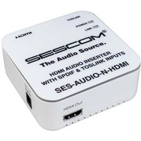 Sescom SES-AUDIO-N-HDMI L/R RCA Analog Audio & Toslink To HDMI Audio Inserter