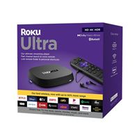 Roku Ultra (2020 Model) Streaming Media Player, HD/4K/HDR/, Dolby Vision with Dolby Atmos, Bluetooth, Voice Remote with Headphone Jack and Personal Shortcuts, Includes Premium HDMI Cable