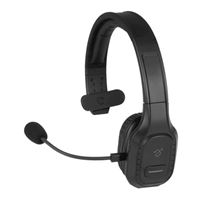 Aluratek Wireless Stereo Headset with Noise Cancelling Boom Microphone with Bluetooth 5 (Includes BT USB Dongle) - Black
