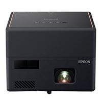 Epson EpiqVision Mini EF12 Smart Streaming Laser Projector, HDR, Android TV, Portable, sound by Yamaha, 3LCD, Full HD 1080p, 1000 lumens Color and White Brightness Bluetooth support - Black