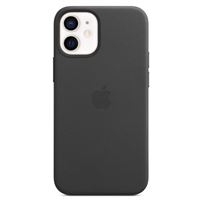 Apple Leather Case with MagSafe for iPhone 12 Mini  - Black