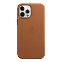Apple Leather Case with MagSafe for iPhone 12 Pro Max - Saddle Brown