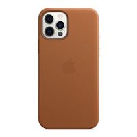Apple Leather Case with MagSafe for iPhone 12 and iPhone 12 Pro - Saddle Brown