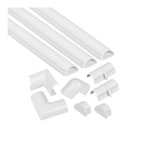 D-Line Mini Raceway Pack, incl. 3x 39' Length (1.18&quot; x 0.59&quot;) and Accessories - White