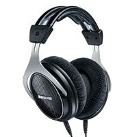 Shure SRH1540 Premium Passive Noise Cancelling Closed-Back Wired Headphones - Black
