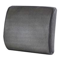 Inland Memory Foam Lumbar Support Back Cushion Back Pillow with Velvet Cover for Computer/Office Chair, Car Seat, Home, Journey etc.
