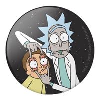 PopSockets PopGrip: Swappable Grip for Phones & Tablets - Rick and Morty