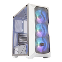 Cooler Master MASTERBOX TD500 MESH Tempered Glass eATX Full Tower Computer Case (Refurbished) - White