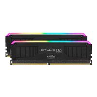 Crucial Ballistix Max RGB 16GB (2 x 8GB) DDR4-4400 PC4-35200 CL19 Dual Channel Desktop Memory Kit BLM2K8G44C19U4BL - Black