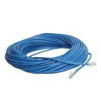 QVS 100 Ft. CAT 5e Stranded Flexible Ethernet Cable - Blue