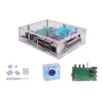 52Pi Acrylic Pi 4 Set-top Box Kit