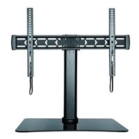  TTL-6644TS Custom Large Glass Base Table Top TV Stand for...