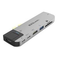 EZQuest Inc. X40228 USB-C Multimedia Hub Adapter 8 Ports with 4K 60Hz and Power Delivery 3.0
