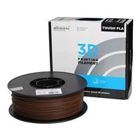 Inland 1.75mm Brown Tough PLA 3D Printer Filament - 1kg Spool (2.2 lbs)