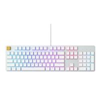 Glorious PC Gaming Race Glorious Modular Mechanical Gaming Keyboard - Full Size (104 Key) - RGB LED Backlit, Brown Switches, Hot Swap Switches (White) (GLO-GMMK-FS-BRN)