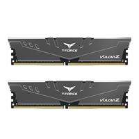 TeamGroup T-FORCE VULCAN Z 16GB (2 x 8GB) DDR4-3200 PC4-25600 CL16 Dual Channel Desktop Memory Kit TLZGD416G3200H - Gray