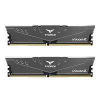 TeamGroup T-FORCE VULCAN Z 64GB (2 x 32GB) DDR4-3200 PC4-25600 CL16 Dual Channel Desktop Memory Kit TLZGD464G3200H - Gray