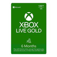 Microsoft Xbox Live Gold Card - 6 Month