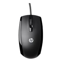 HP X500 Wired Mouse (E5E76AA) - Black