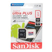 SanDisk 1TB Ultra Plus microSDXC Speed Class 10/ UHS-1/ V10 Flash Memory Card with Adapter