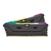 Corsair VENGEANCE RGB PRO SL 16GB (2 x 8GB) DDR4-3200 PC4-25600 CL16 Dual Channel Desktop Memory Kit CMH16GX4M2E3200 - Black