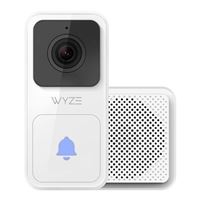 Wyze Video Doorbell (Chime Included), 1080p HD Video, 3:4 Aspect Ratio: 3:4 Head-to-Toe View, 2-Way Audio, Night Vision, Hardwired