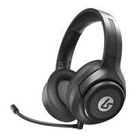 LucidSound LS15P Wireless Gaming Headset w/ Memory Foam Ear Pads, Removable Flexible Boom Mic - Black