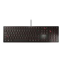 Cherry KC 6000 SLIM JK-1600EU-2 Wired Slim Keyboard - Black/Red