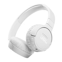 JBL Tune 660NC On Ear Active Noise Cancelling Wireless Bluetooth Headphones - White