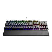 EVGA Z15 RGB Gaming Keyboard, RGB Backlit LED, Hotswappable Mechanical - Kaihl Speed Silver Switches (Linear)