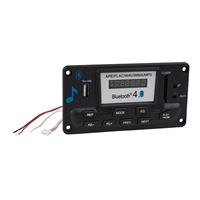  12 VDC Bluetooth 4.0 FM Radio MP3 WAV FLAC Audio Preamp Board with Function Cables and Remote