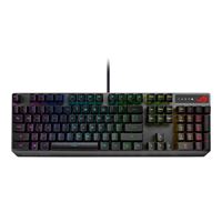 ASUS Mechanical Gaming Keyboard  ROG Strix Scope RX USB 2.0 Passthrough  2X Wider Ctrl Key for Greater FPS Precision Aura Sync, Armoury Crate RGB Lighting - ROG RX Optical Mechanical Switches
