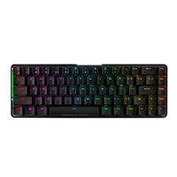 ASUS ROG Falchion Wireless 65% Mechanical Gaming Keyboard 68 Keys, Aura Sync RGB, Extended Battery Life, Interactive Touch Panel, PBT Keycaps - Cherry MX RGB Red