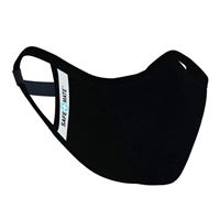 Safe+Mate Washable & Reusable Adult L/XL Cloth Face Mask w/ Filter - Black