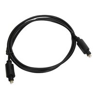 Inland Toslink Male to Male Digital Optical Cable 3ft - Black