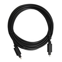 Inland Toslink Male to Male Digital Optical Cable 10ft - Black