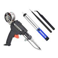 Soldering Iron Gun Kit Mini Welding Tool w/ Desoldering Pump /Soldering Wire Tip