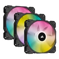 Corsair iCUE SP120 RGB ELITE Performance Hydraulic Bearing 120mm Case Fan with iCUE Node CORE - 3 Pack