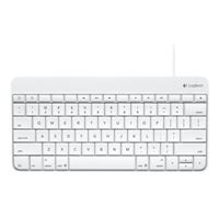 Logitech Wired Keyboard for iPad w/ Lightning Connector - White