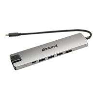 Inland 9-in-1 USB Type-C Multi Hub (HDMI, USB3.0, USB-PD, LAN and Card Readers)