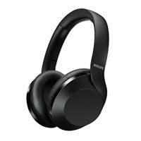Philips TAPH805BK  Active Noise Cancellation Wireless Bluetooth Over-Ear Headphones - Black